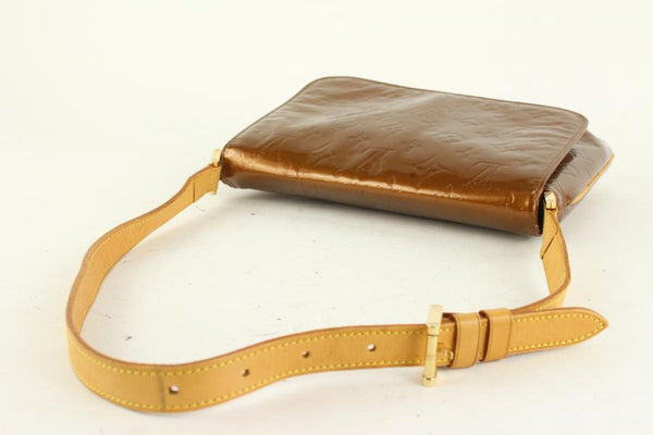Thompson patent leather handbag