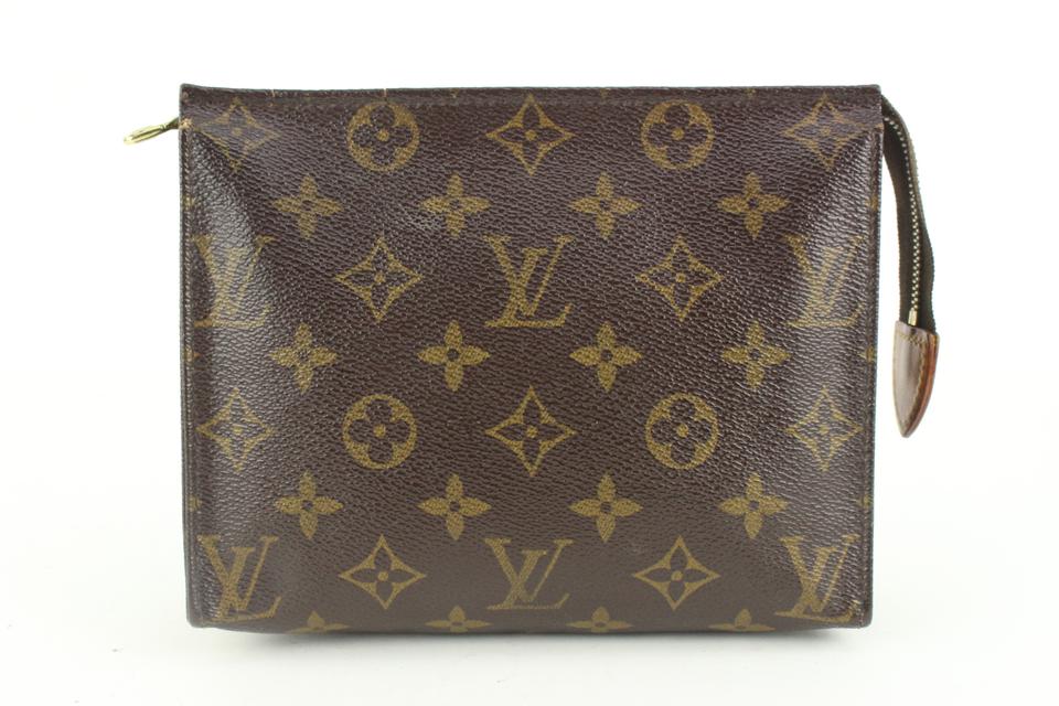 Louis Vuitton Monogram Toiletry Pouch 19 Cosmetic Case Poche Toilette 16lv27 Louis Vuitton Monogram Toiletry Pouch 19 Cosmetic Case Poche Toilette 16lv27