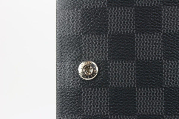 Louis Vuitton Medium Damier Graphite Pochette Alpha mm Envelope Pouch 1231lv9