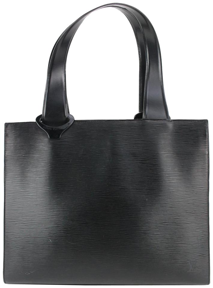 Louis Vuitton Black Epi Leather Gemeaux Tote Bag  913lv9 Louis Vuitton Black Epi Leather Gemeaux Tote Bag  913lv9