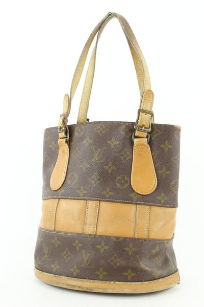 Louis Vuitton, Bags, Authenticity Guaranteed Louis Vuitton Monogram  Bucket Gm Shoulder Tote Bag
