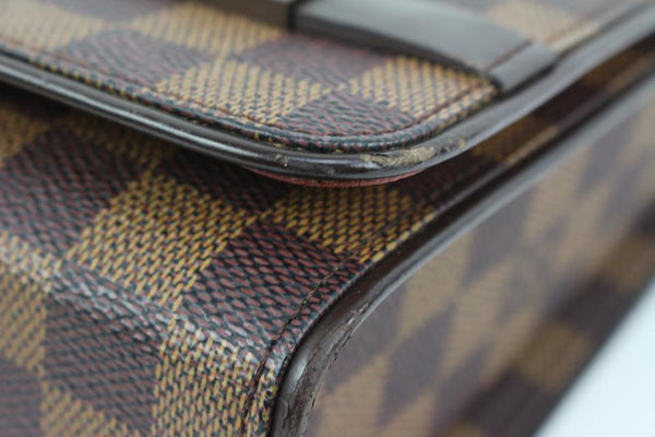 Louis Vuitton Damier Ebene Tribeca Carré Shoulder Bag – Timeless