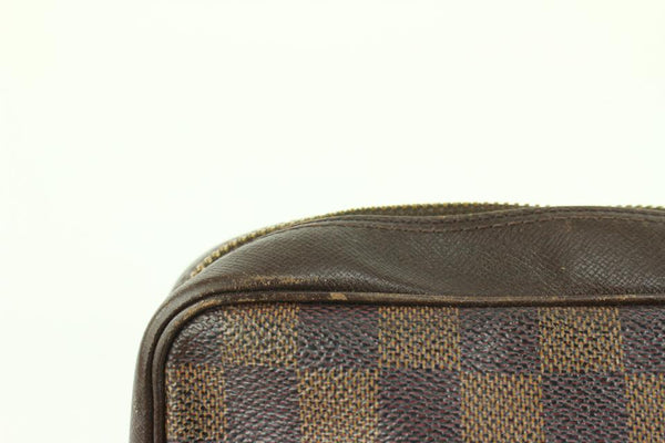 L*V Damier Ebene Trousse Cosmetic Pouch (Indistinguishable) – ZAK BAGS ©️