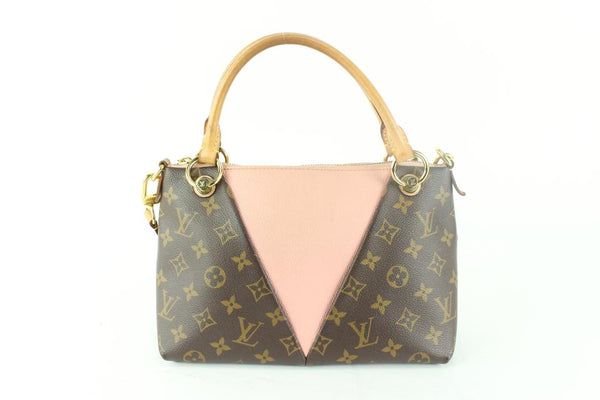 louis vuitton purse pink and brown
