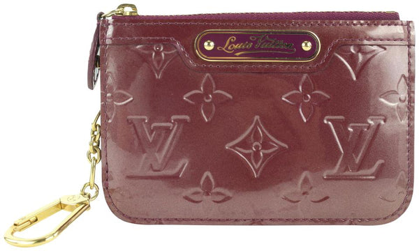 Louis Vuitton, Accessories, Authentic Gently Worn Louis Vuitton Vernis Key  Pouchcredit Card Amarante