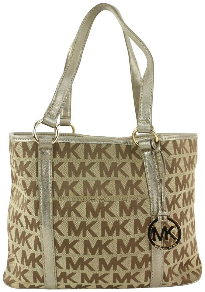 Michael Kors Monogram MK Shopper Tote Bag 3mk1101 Michael Kors Monogram MK Shopper Tote Bag 3mk1101