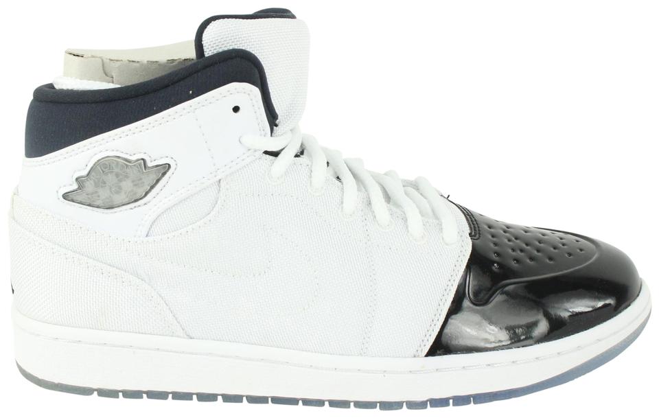 Nike 2013 Mens 9.5 Black White Concord Mid Air Jordan 1 Retro 95 616369 195 Nike 2013 Mens 9.5 Black White Concord Mid Air Jordan 1 Retro 95 616369 195
