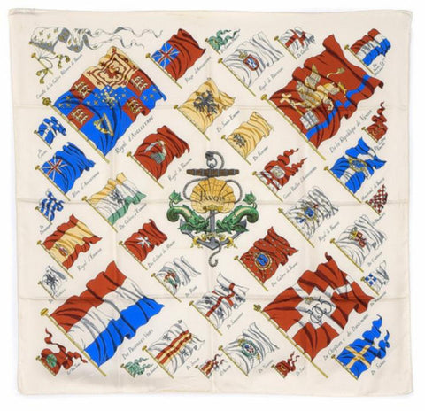 Pavois Flag Silk Scarf 90cm 36HJ917