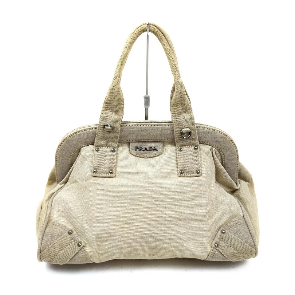 Prada Beige Frame Bowler Bag 863160 Prada Beige Frame Bowler Bag 863160