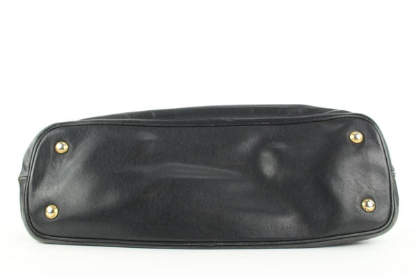 Prada Black Leather Galleria bag Prada