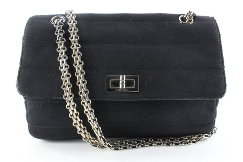 Chanel Quilted Canvas Reissue Flap Mademoiselle SHW Chain 1CH424C