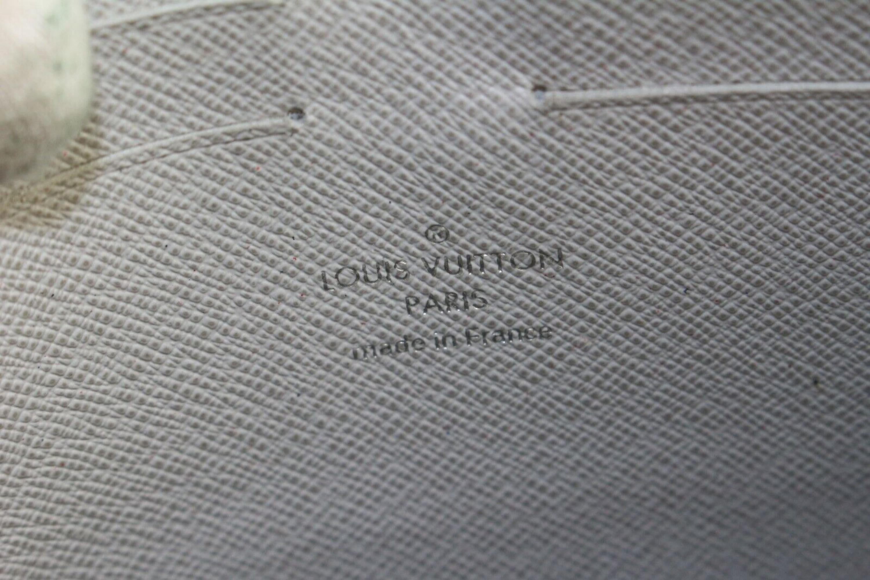 Louis Vuitton White Monogram Antarctica Zip Pouch O-Case Toiletry