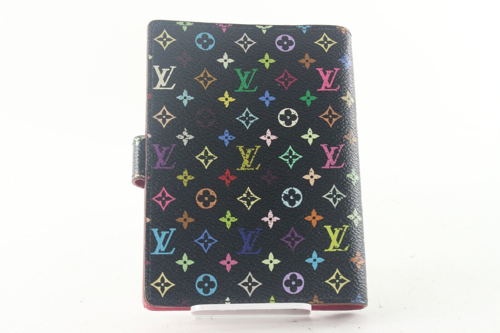 Louis Vuitton Black Monogram Multicolor Agenda PM Small Ring 1LV727K