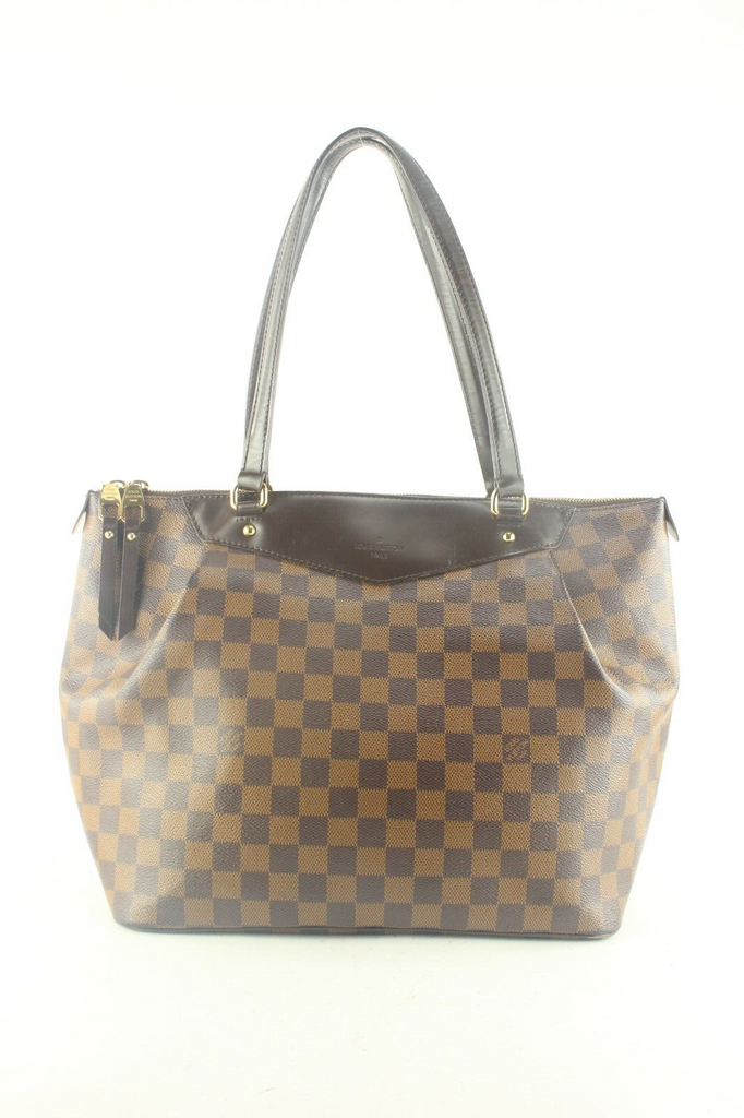 Louis Vuitton Damiier Ebene Westminster GM Zip Tote Shoulder Bag 3LV830K