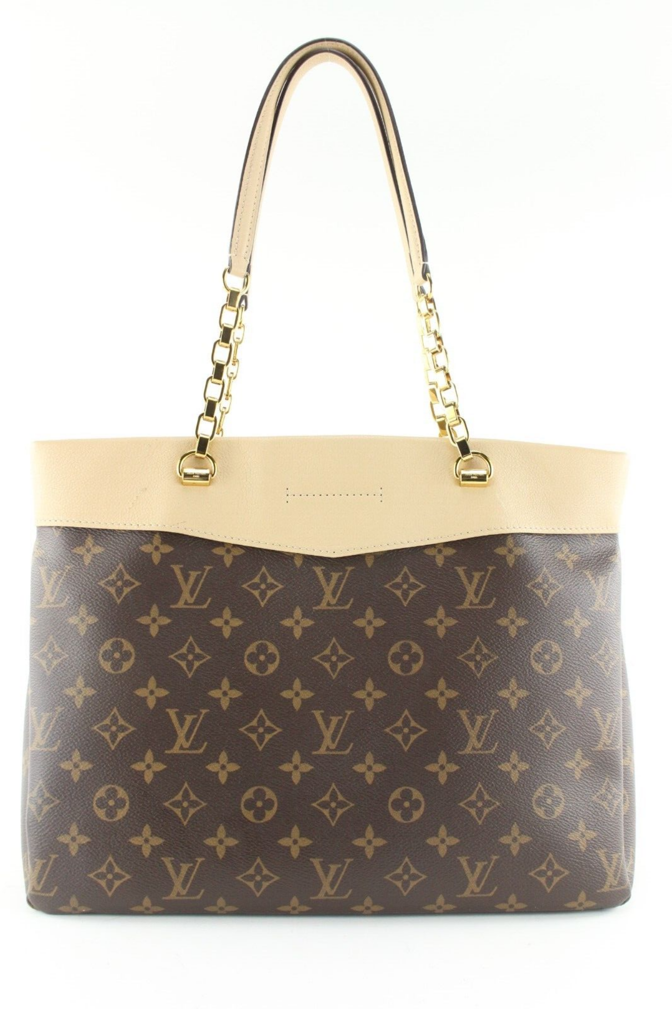 Louis Vuitton Pallas Shopper Monogram Shoulder Bag