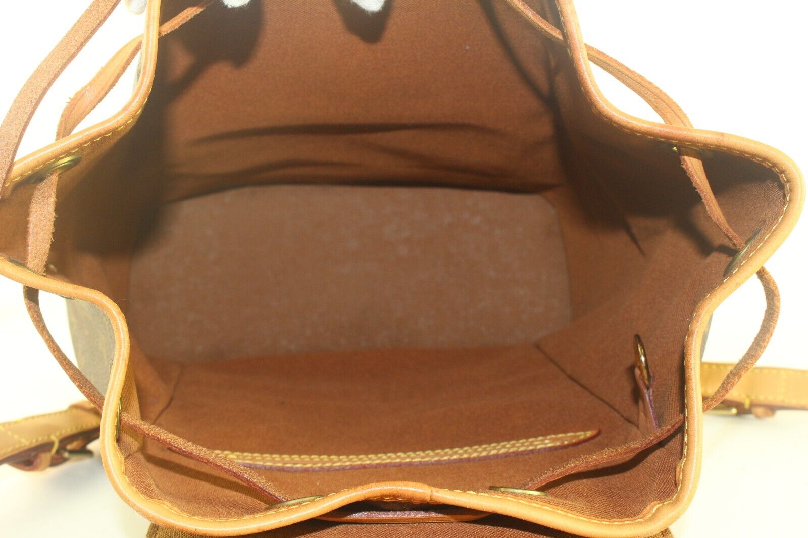 Louis Vuitton Montsouris Backpack MM Brown Canvas/Leather 9LV810K –  Bagriculture