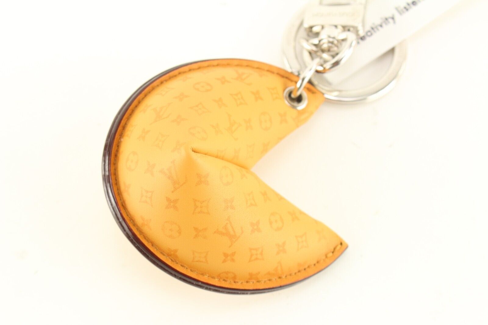 Louis Vuitton LV Fortune Cookie Bag Charm & Key Holder Brown in Leather with  Silver-tone - US