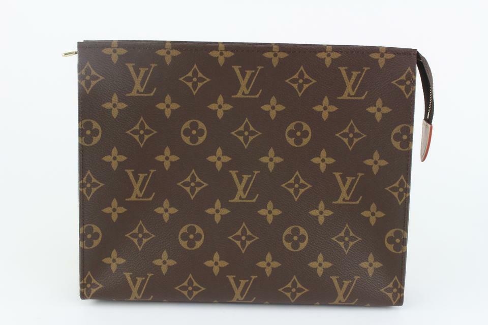 Louis Vuitton Discontinued Monogram Toiletry Pouch 26 Cosmetic Case 1LK1118