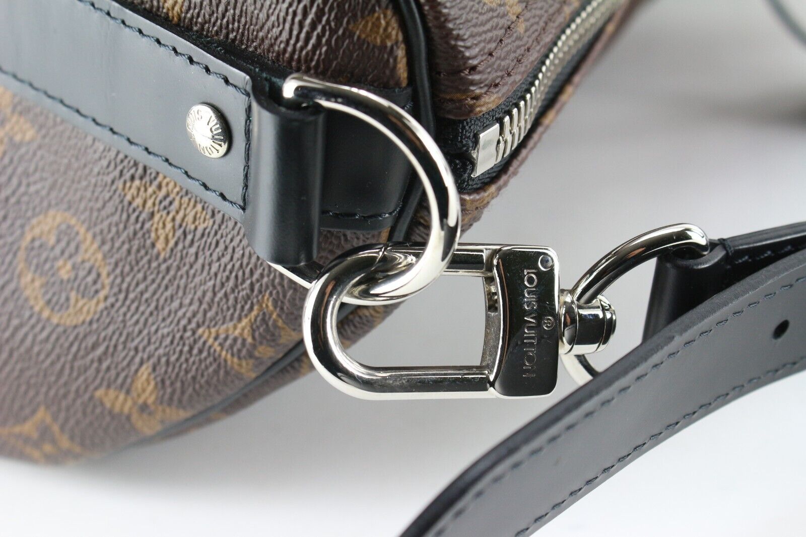Louis Vuitton Monogram Macassar Keepall Bandouliere 55 w/ Strap
