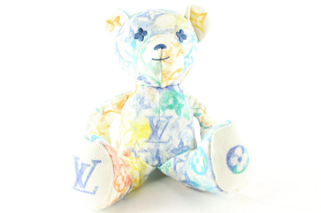 Louis Vuitton Virgil Abloh Unicef Pastels Watercolor Doudou Teddy Bear 1LV0124