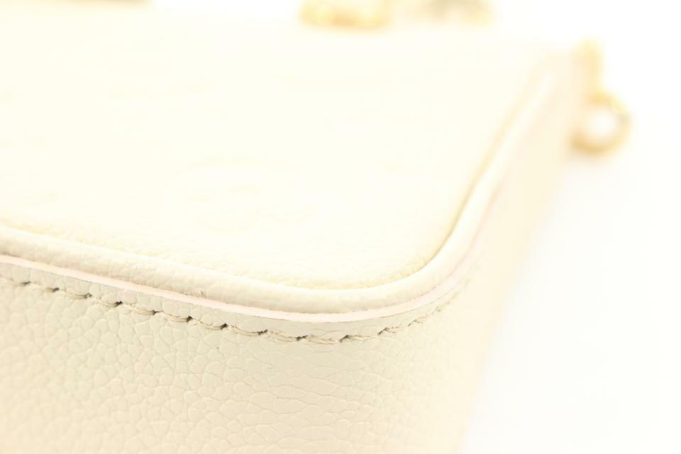 Louis Vuitton Easy Pouch on Strap Shoulder Bag Creme Monogram