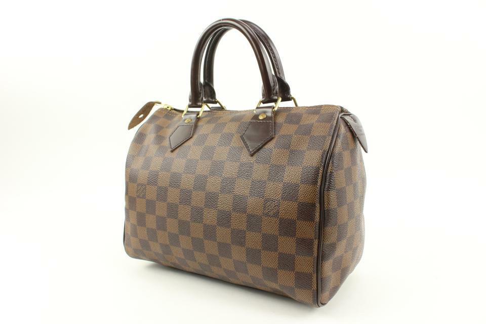 Louis Vuitton Damier Ebene Speedy 25 Boston Bag PM 1LV1114b For