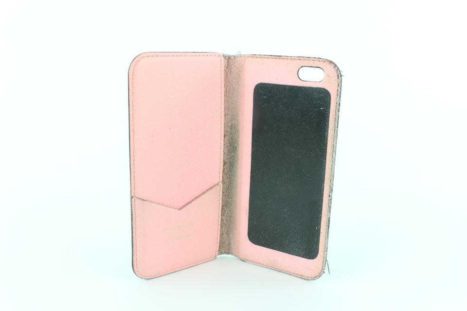 Louis Vuitton Pink Monogram Jungle Dot Palm Iphone 6 Folio Cover Case –  Bagriculture