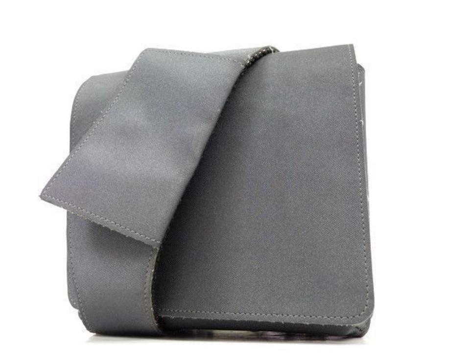 Chanel Waist Sports Logo Belt 233977 Grey Nylon Shoulder Bag