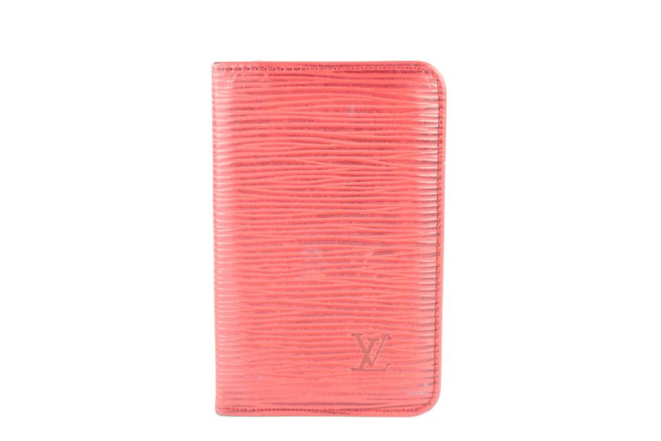 Louis Vuitton Red Epi Card Holder Wallet 233771