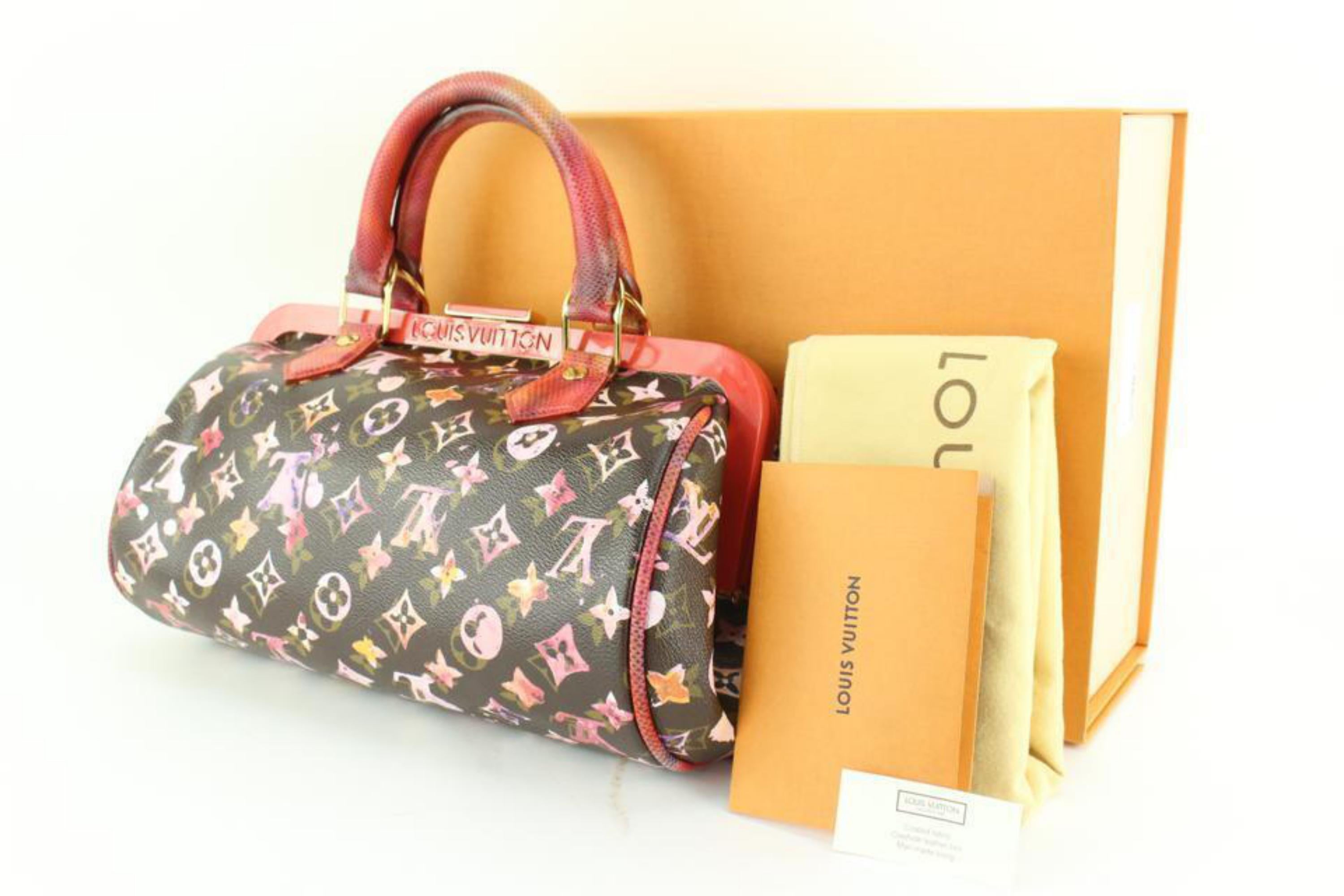 Papillon leather handbag Louis Vuitton Multicolour in Leather