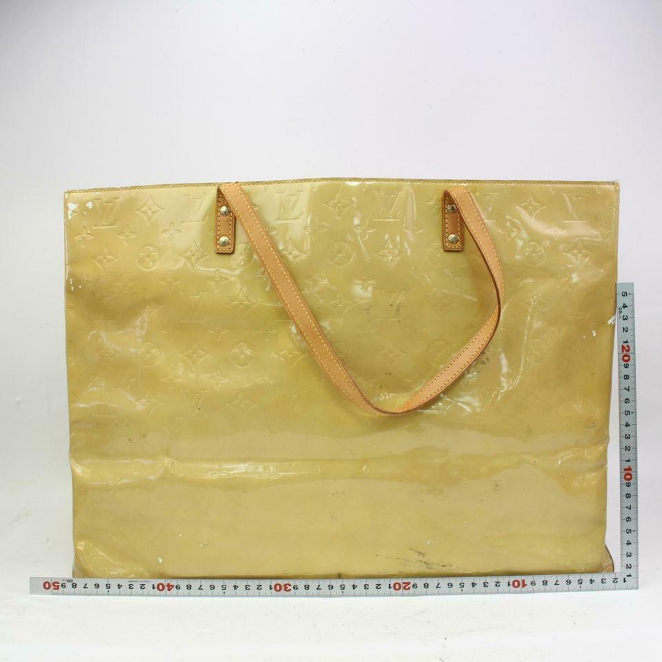 Louis Vuitton Yellow Monogram Vernis Reade PM Tote Bag Leather ref.339687 -  Joli Closet