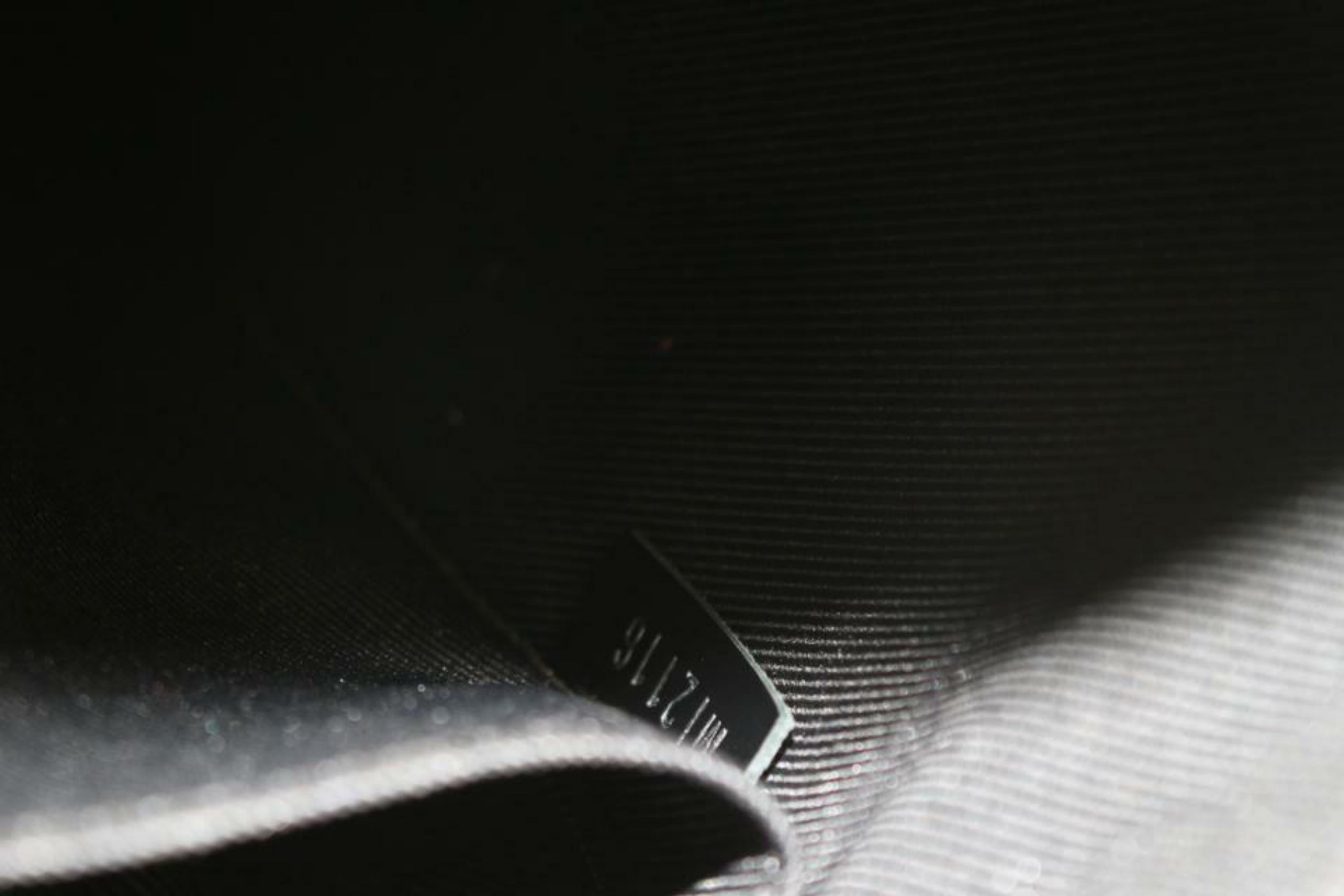 Louis Vuitton Monogram Stripe Pochette Plate MM Zip Pouch Leather