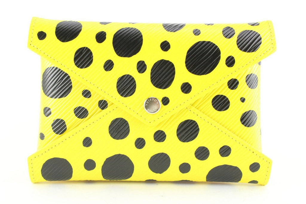 Louis Vuitton Kusama Dots Epi Leather Kirigami MM Yellow 2LK0125