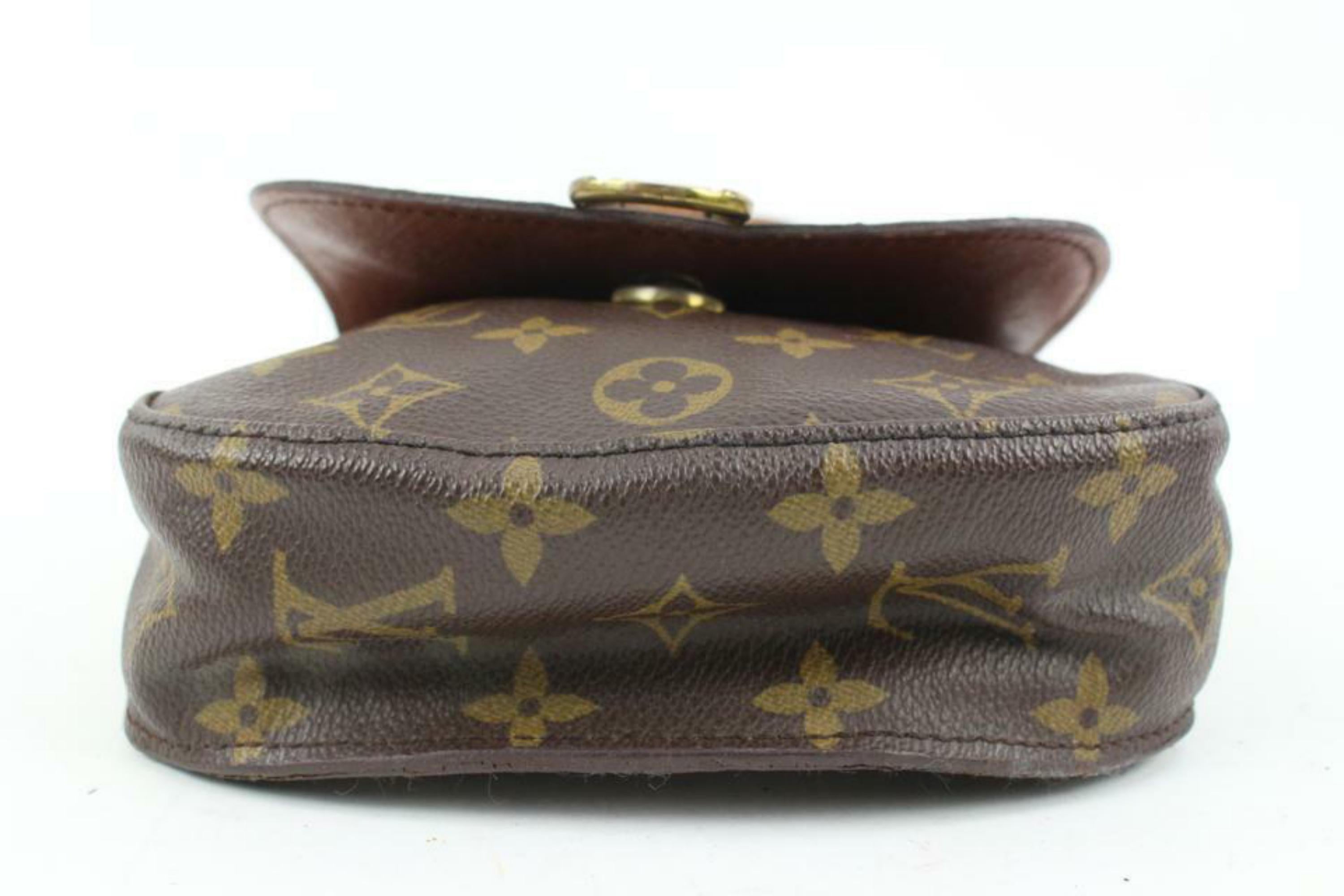 Louis Vuitton Monogram Saint Cloud PM Crossbody Bag 31L26a