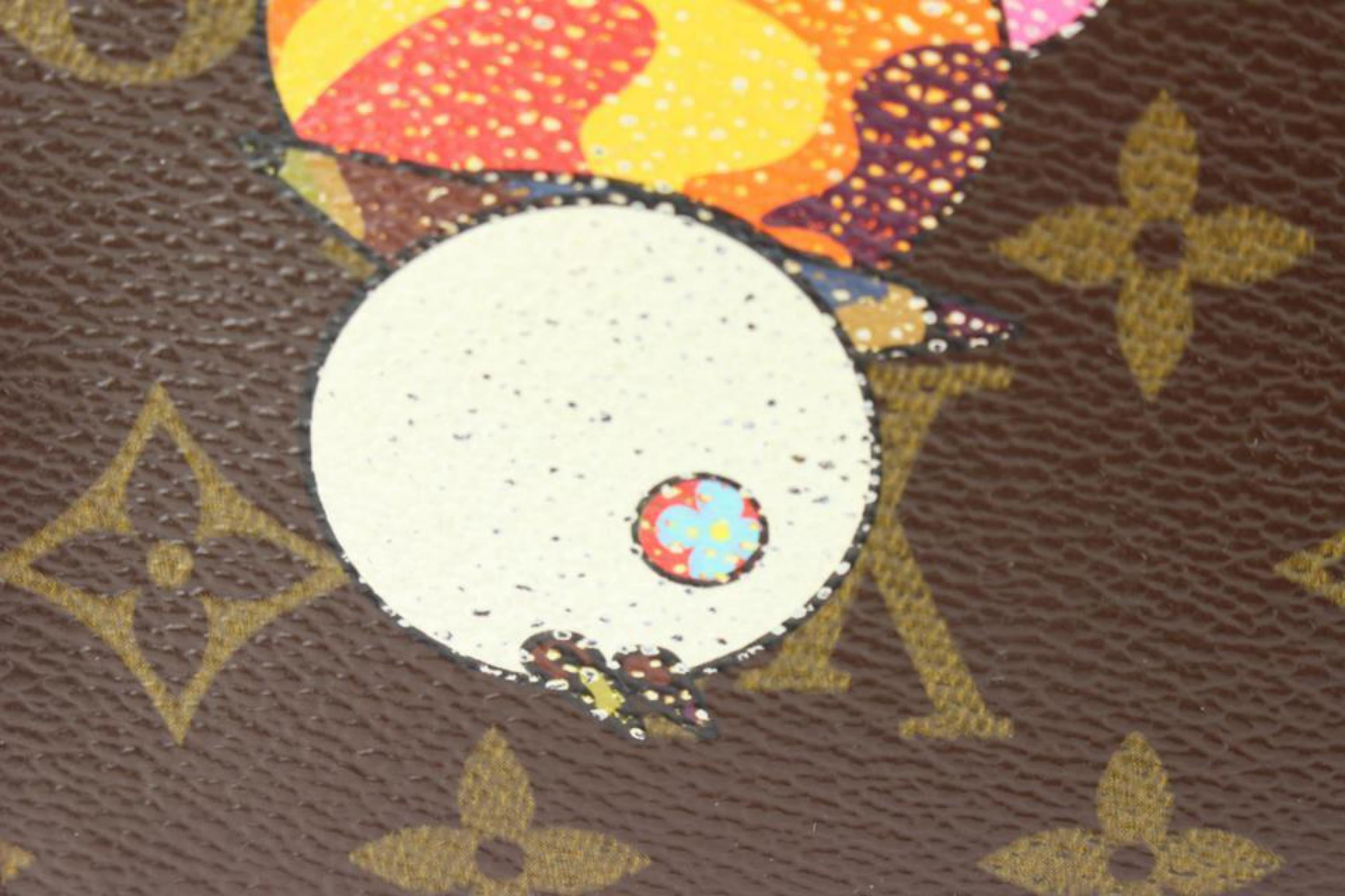 Louis Vuitton Rare Murakami Monogram Panda Zippy Wallet Long Zip