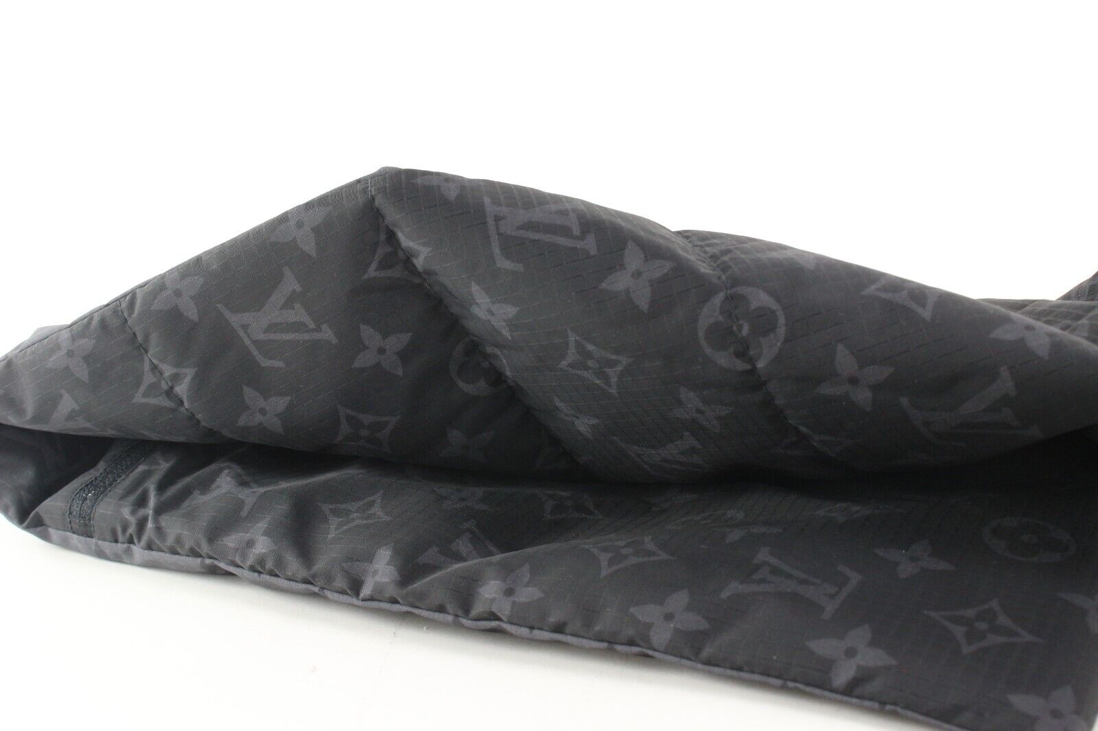 Louis Vuitton Black Reversible Monogram Eclipse Packable Scarf