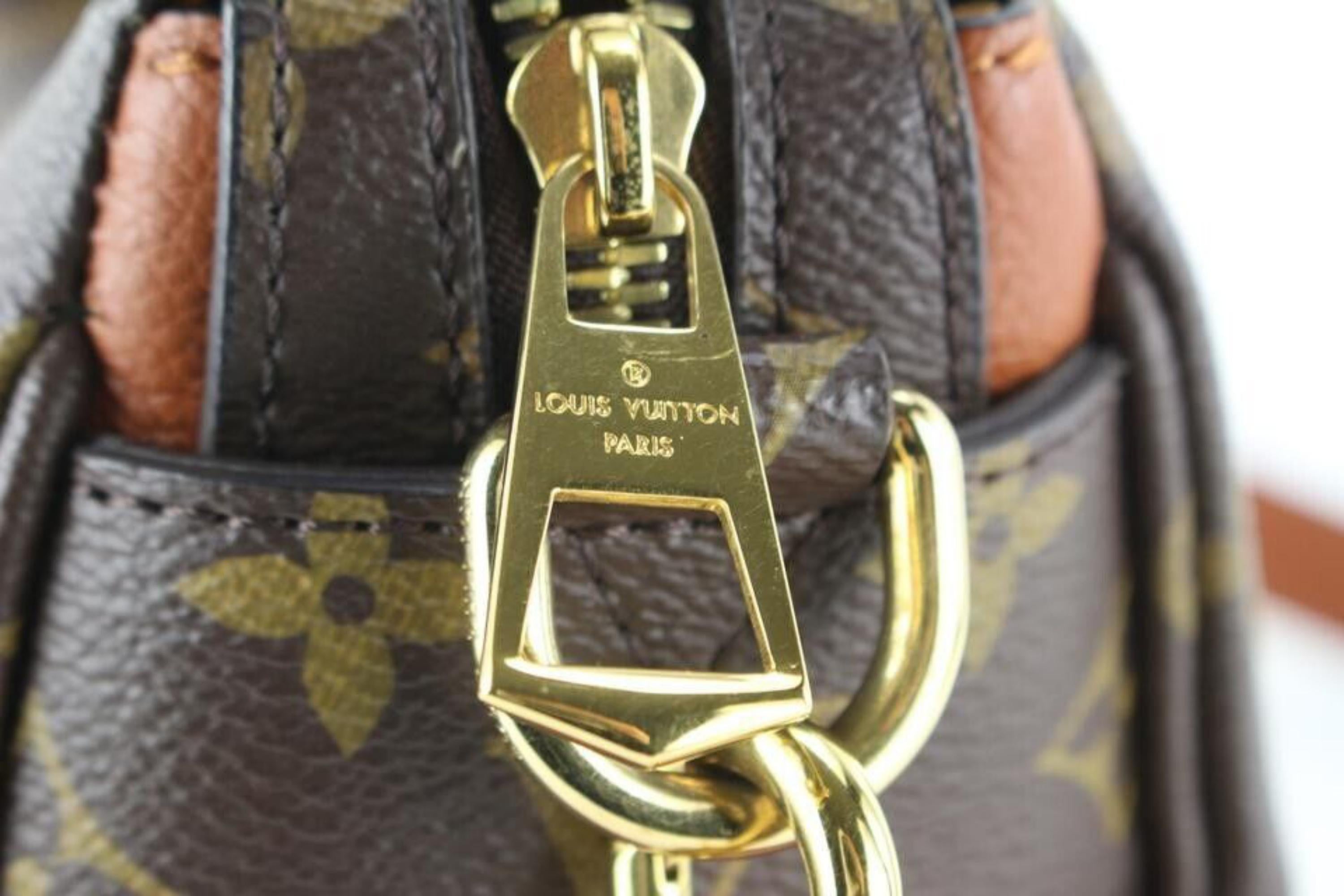 Louis Vuitton Caramel Monogram Manhattan NM 2way 5l26a