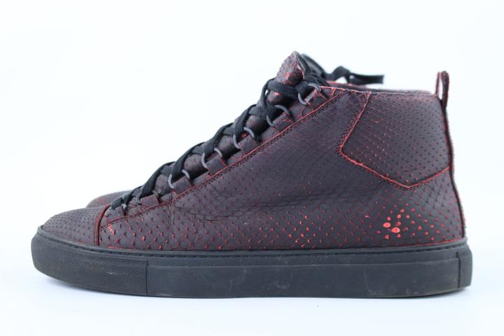 Balenciaga Red Shadow Python Arena Sneakers – Bagriculture