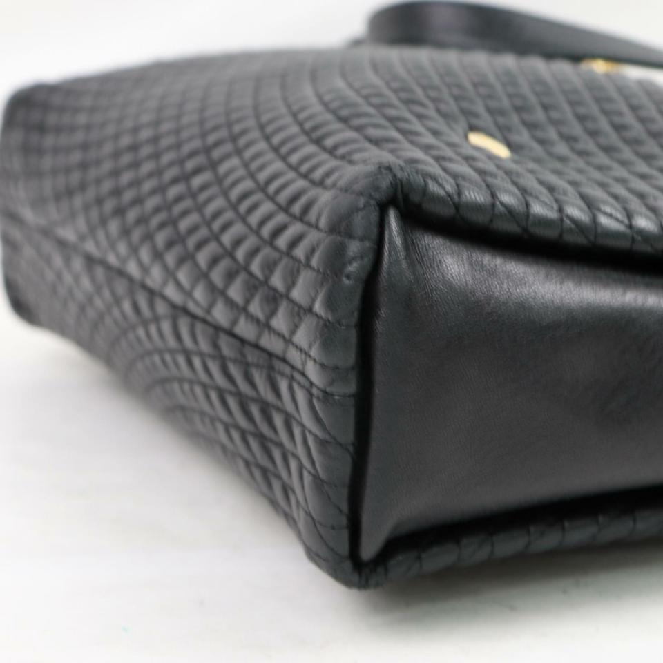 Bally Quilted Leather Shoulder Bag
