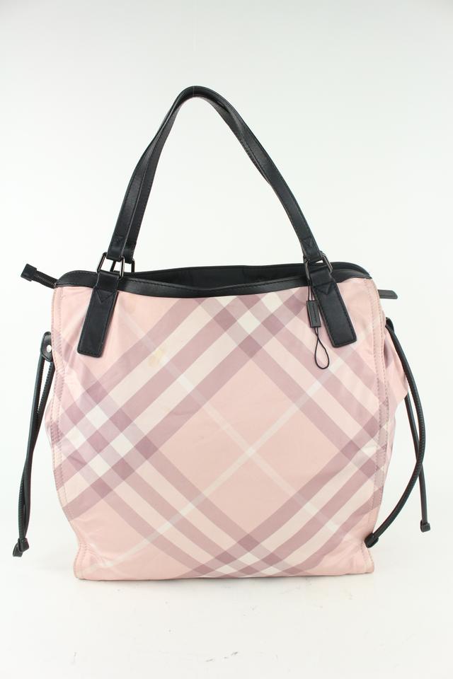 Burberry Pink Nova Check Shopper Tote Bag 928bur79 – Bagriculture