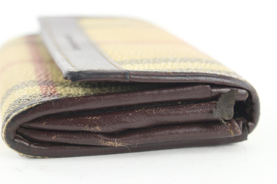 Burberry Nova Check Card Holder Wallet Case 166bur25