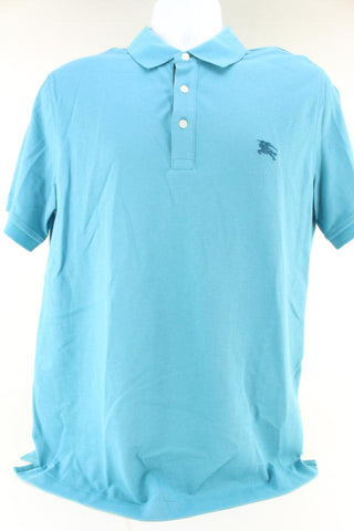 Burberry Brit Men's Large Light Blue Logo Polo Shirt 56B715S