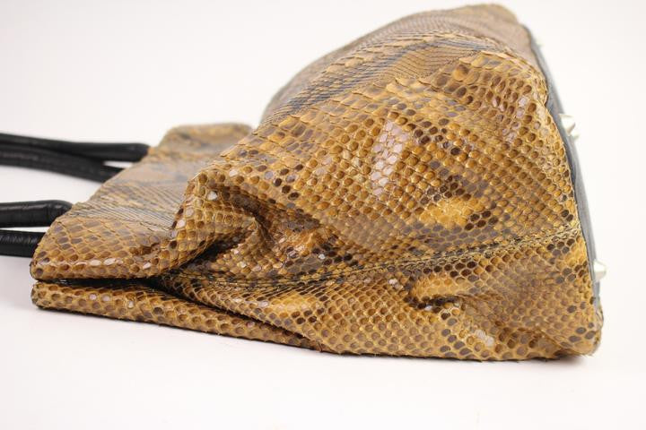 Fatto A Mano by Carlos Falchi Women's Snakeskin Tote Bag