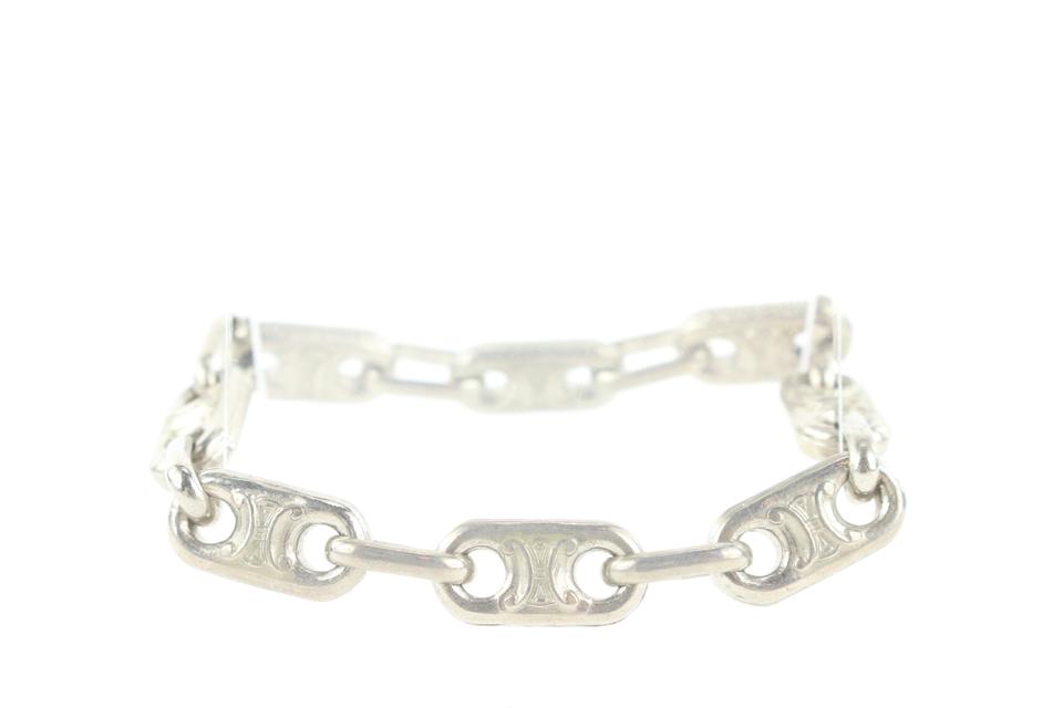 Céline Monogram Macadam Chain Link Bracelet
