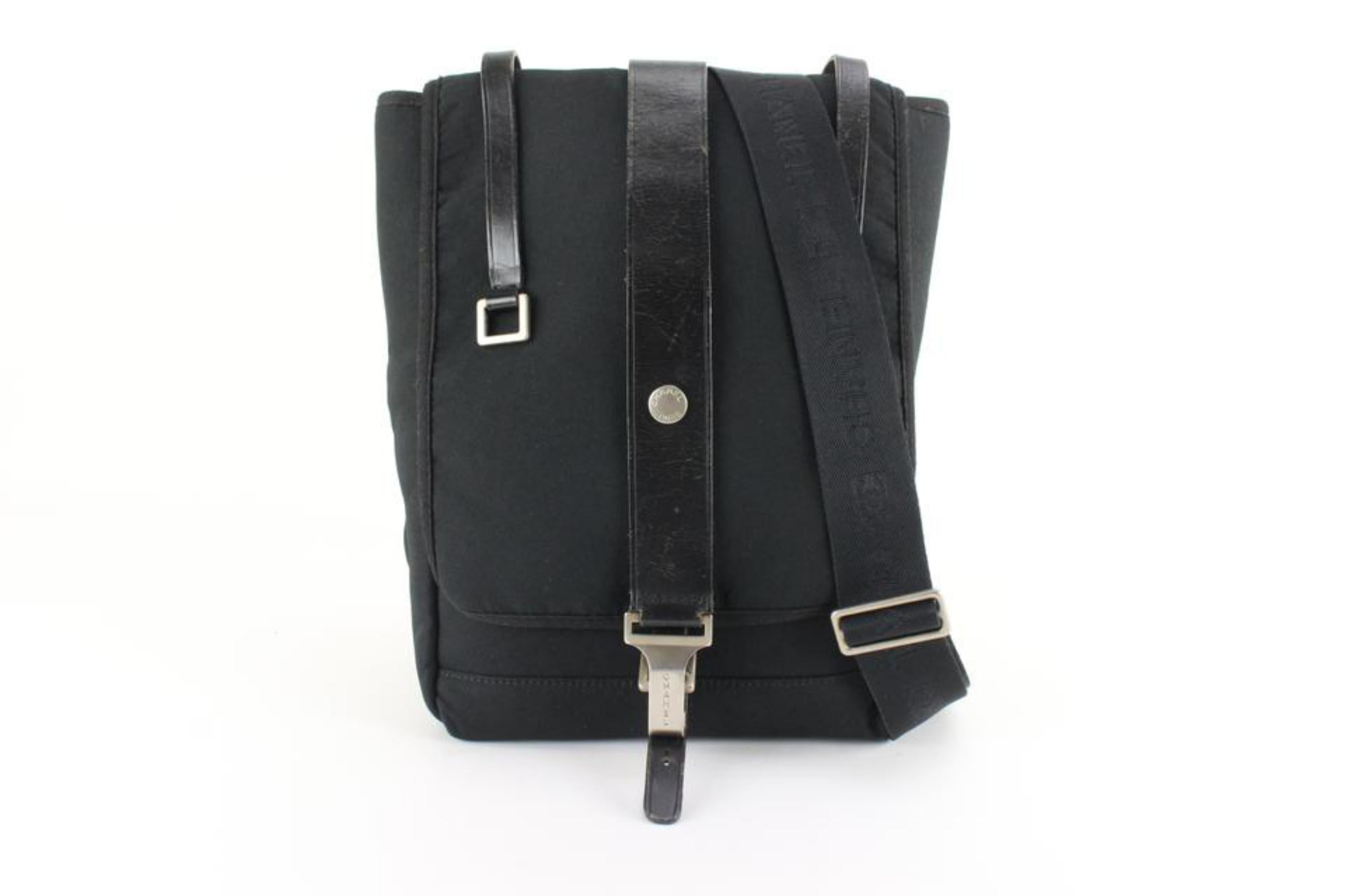 Chanel Rare Sports CC Logo Parachute Backpack Convertible Sling Bag 93cc826s