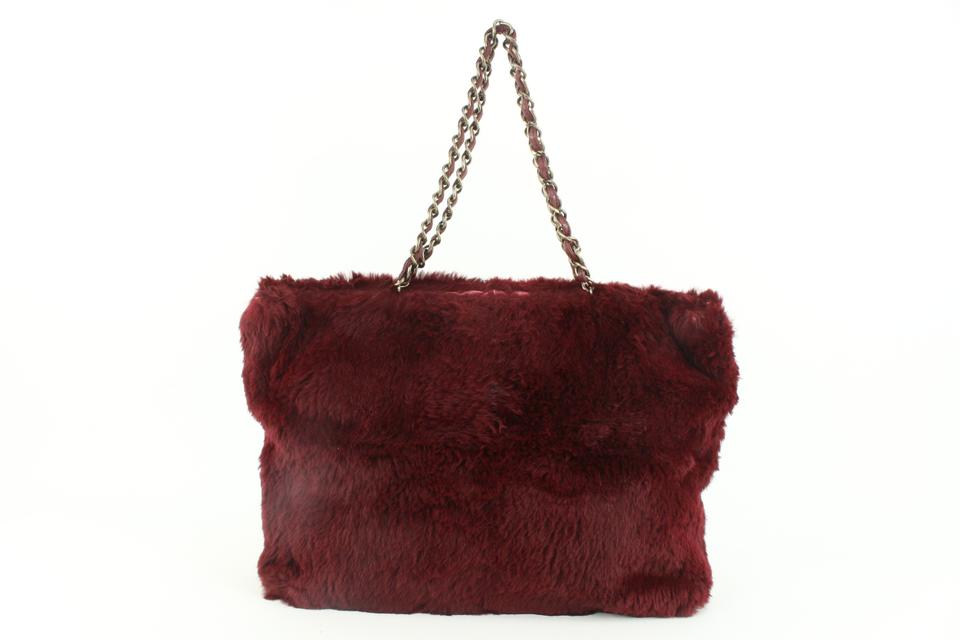 Chanel Burgundy CC Chain Infinity Top Handle Small Bag – The Closet