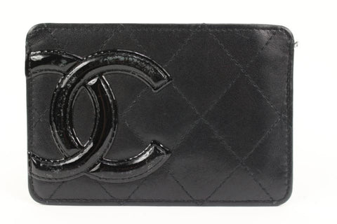 Chanel Lime Green Quilted Chocolate Bar Card Holder Wallet Case 52ck322sW, Women's, Size: 0.1
