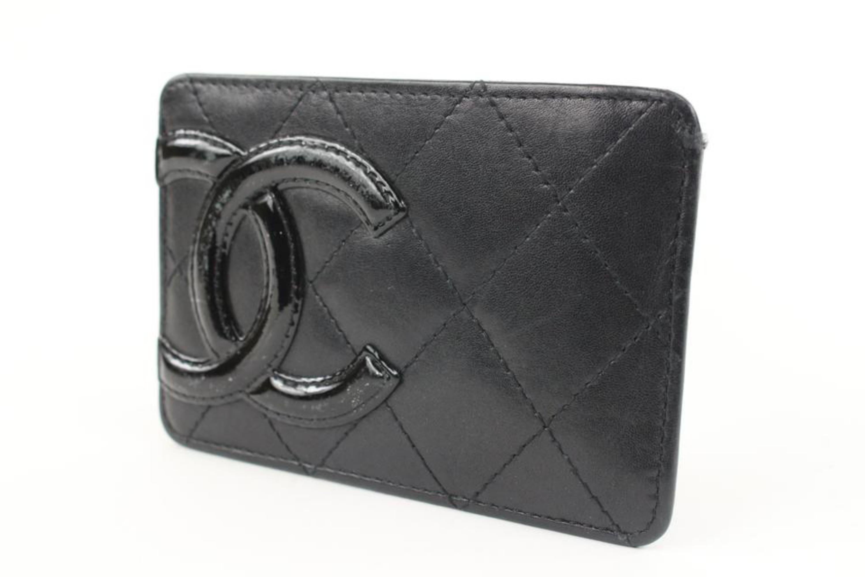 Leather card wallet Chanel Black in Leather - 32567613