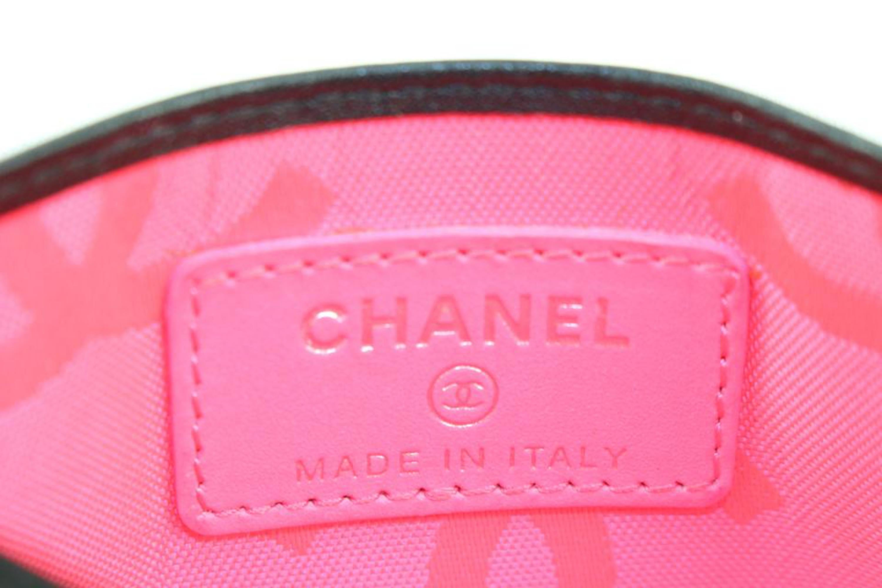 CHANEL PINK CAMBON QUILTED LEATHER BAG