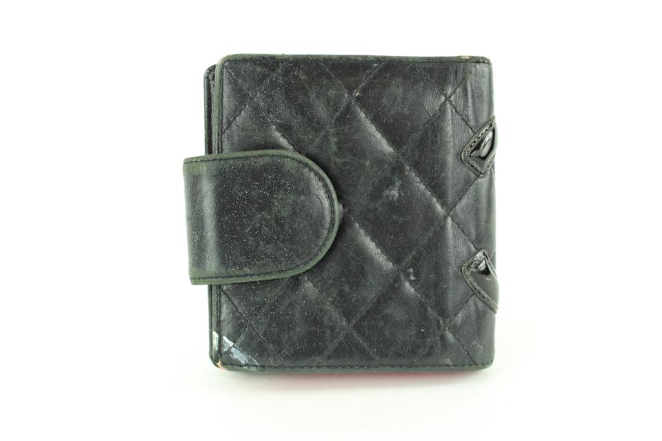 Chanel Black Quilted Cambon Ligne Compact Wallet 3C11117